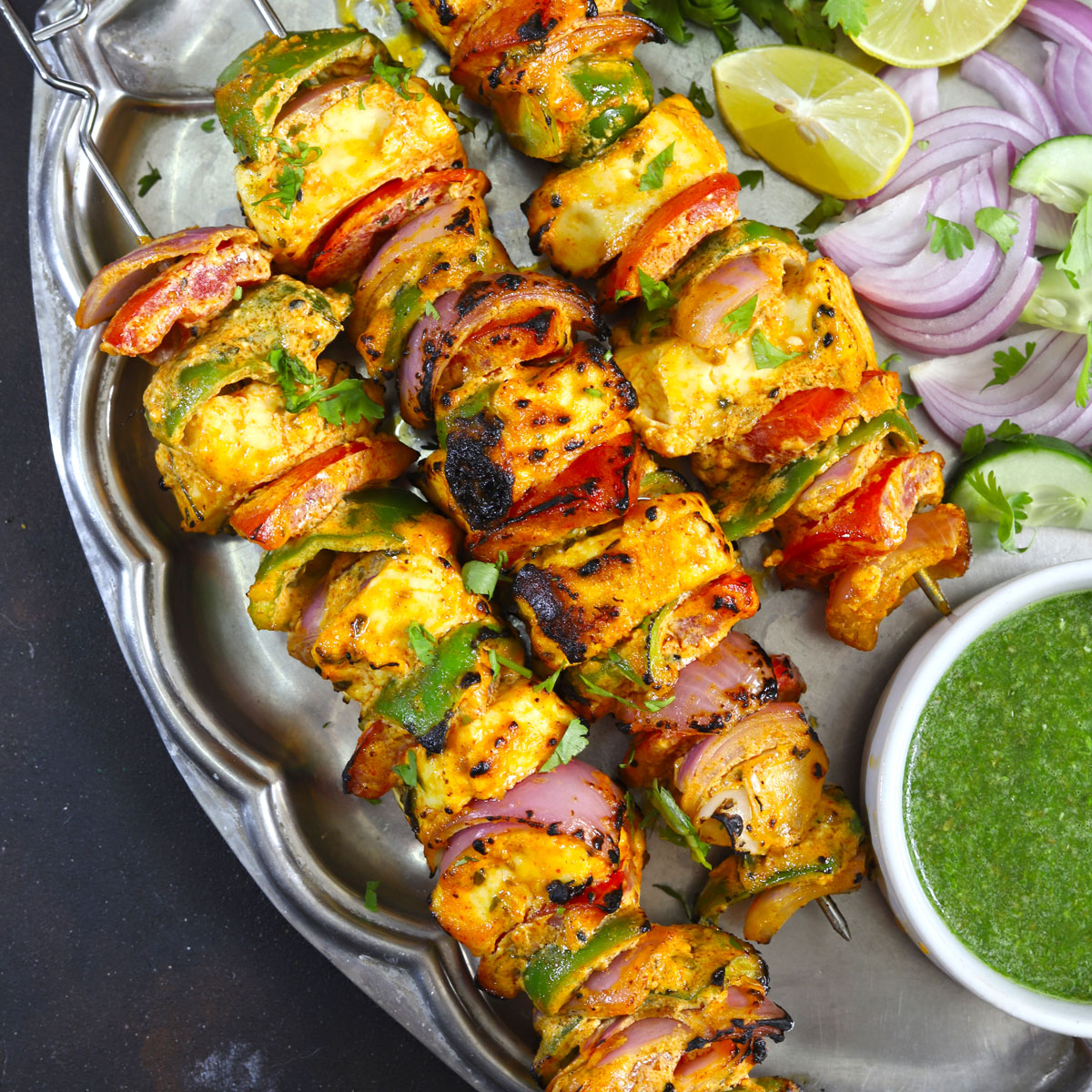Paneer Achari Tikka